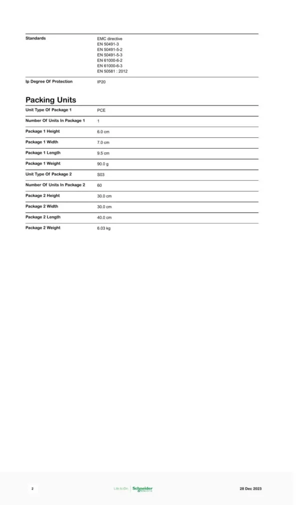 SpaceLogic, Schneider, KNX, IP Yönlendirici (Router), [MTN6500-0103]