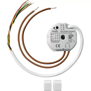 Schneider Electric KNX Anahtar Aktüatör MTN6003-0001, 2 girişli, 16A sıva-altı, akıllı bina otomasyonu için
