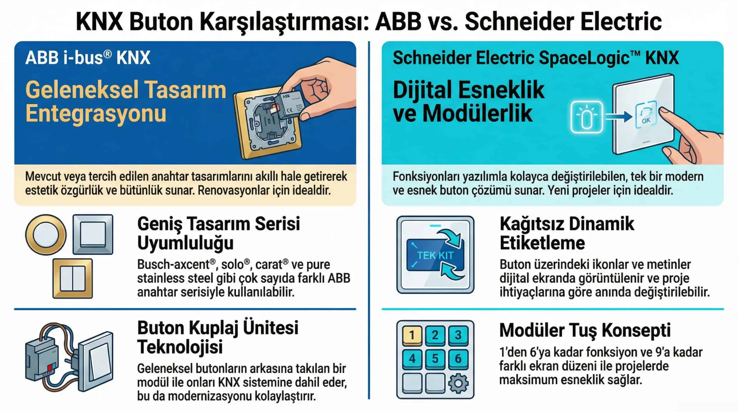 Mühendislik Perspektifi: ABB ve Schneider Electric Karşılaştırması